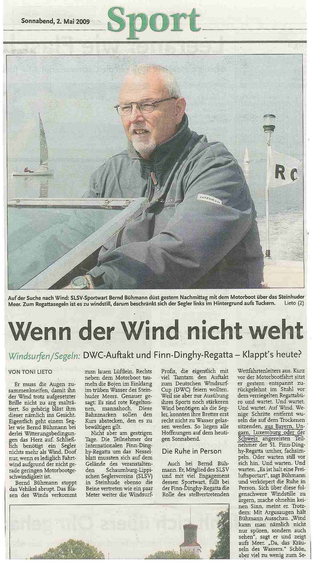 Nesselblatt 2009 – Berichte der Leine-Zeitung