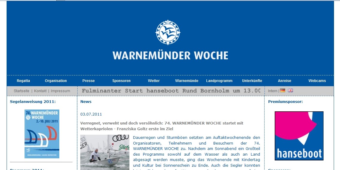 Warnemuender Woche 2011 – 08./10. Juli 2011