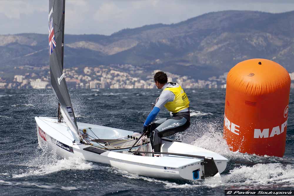 Finn – Palma – 2013 – Giles Scott over Pieter Jan Postma