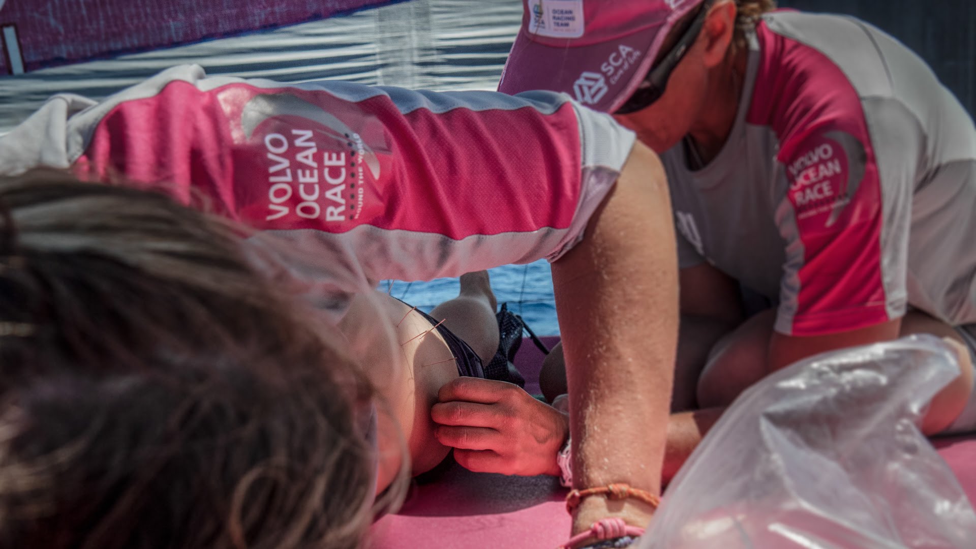 VO-Race – Extreme needling, extreme haircut | Volvo Ocean Race 2014-15