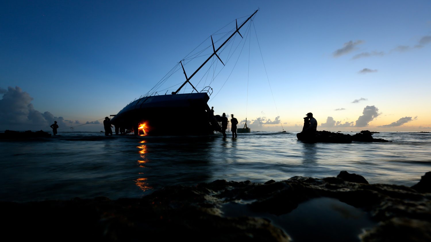 Volvo Ocean Race  2014-15 – Bergung der Vestas Wind