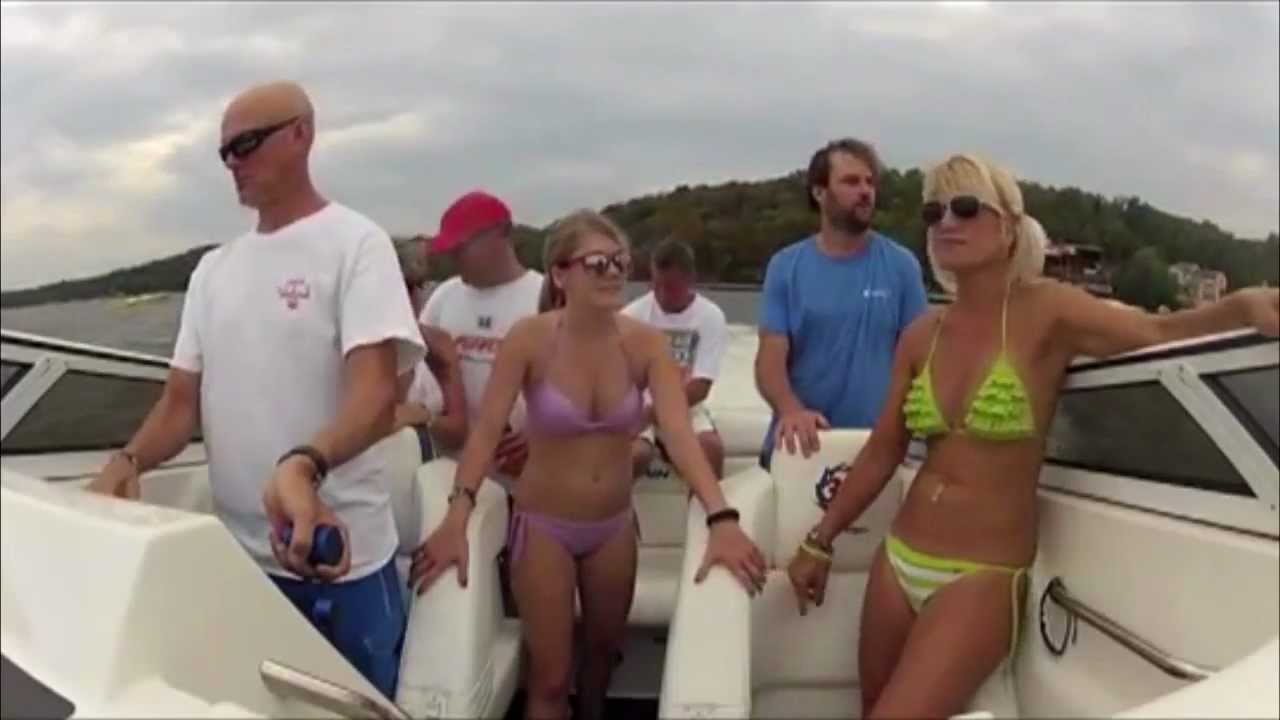 Bizarre speedboat accident at Lake of the Ozarks (Slow Motion)