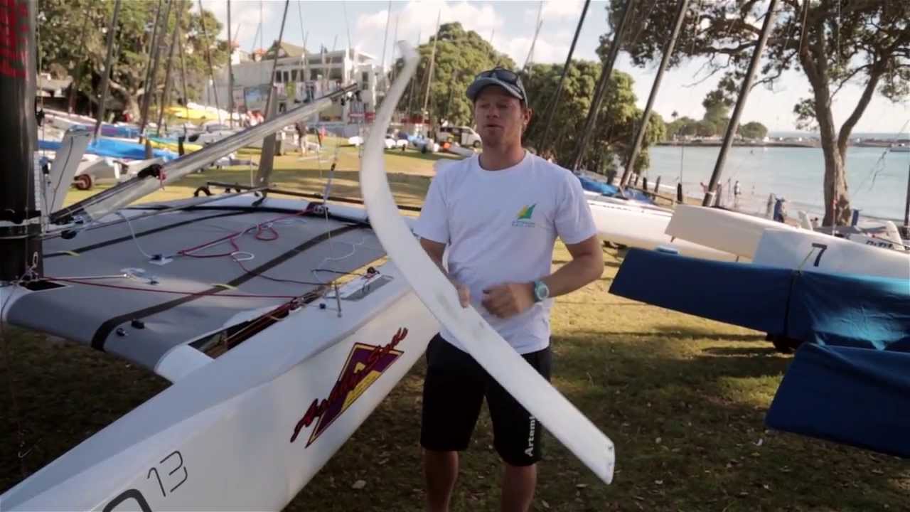 Regatta – 2014 A-Class Worlds – Nathan Outteridge Explains Foiling A-Class