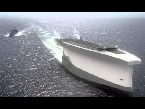 CNN News-‚Vindskip‘ cargo ship uses its hull as a giant sail