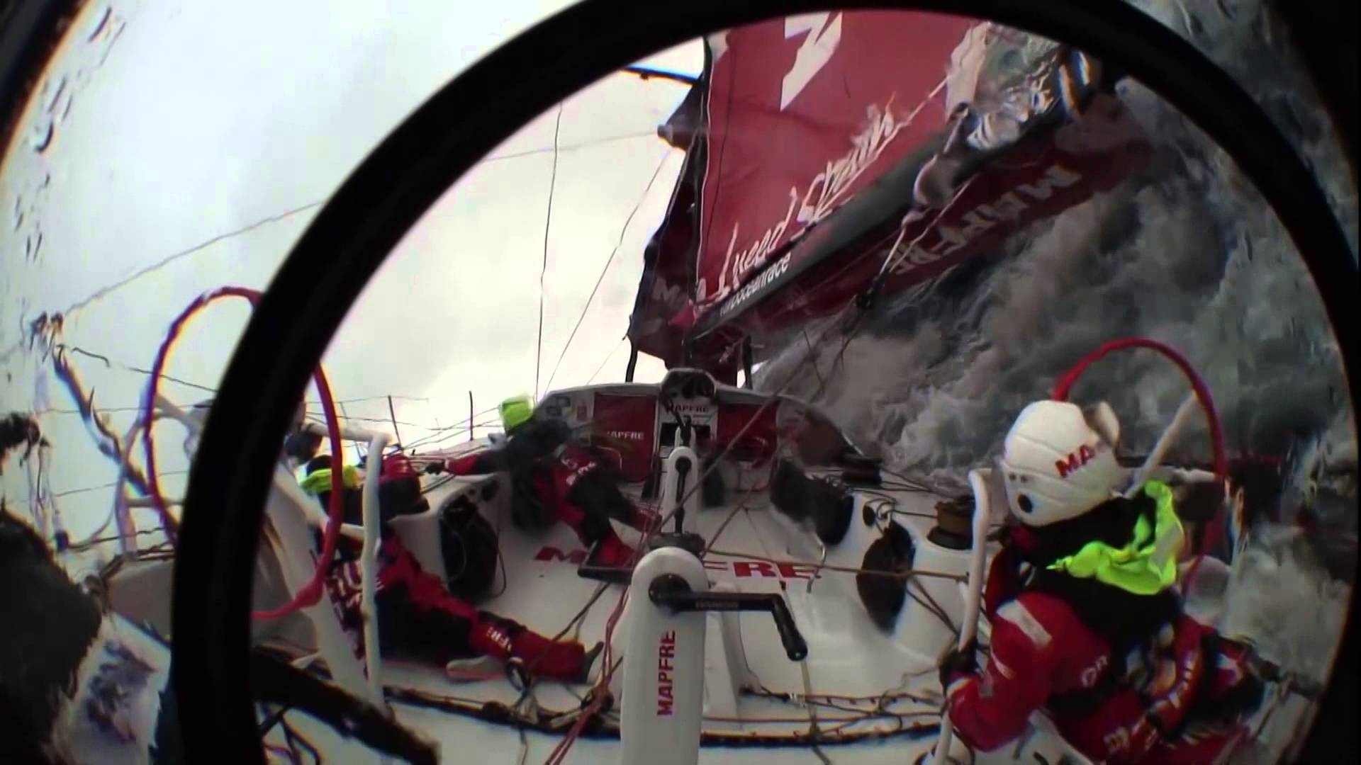 Volvo Ocean Race – 2015 – Patenthalse, aka Chinese gybe, aka death roll, aka crash gybe