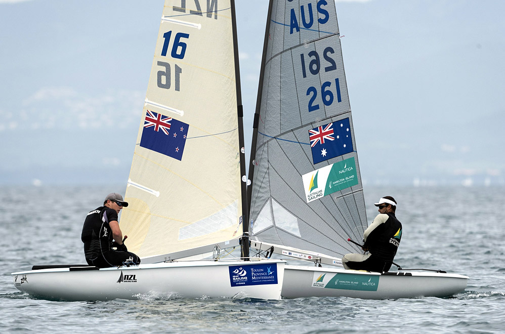 Andrew Murdoch leads Finn elite in Hyeres