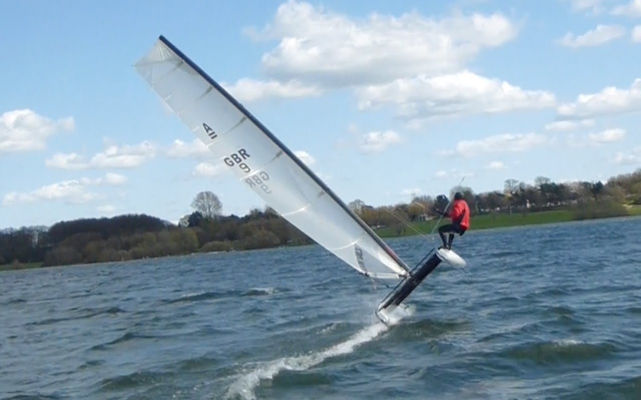 Foiling A Class Tuition Rutland Water 11 April 2015