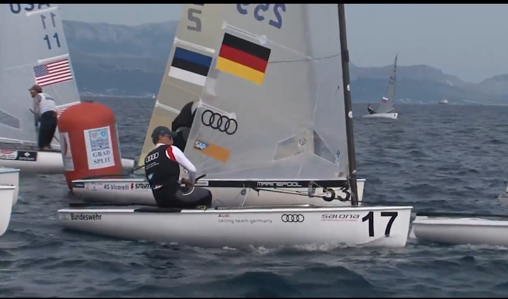 Regatta – Finn Europameisterschaft 2015 – Tag 2 – race 3