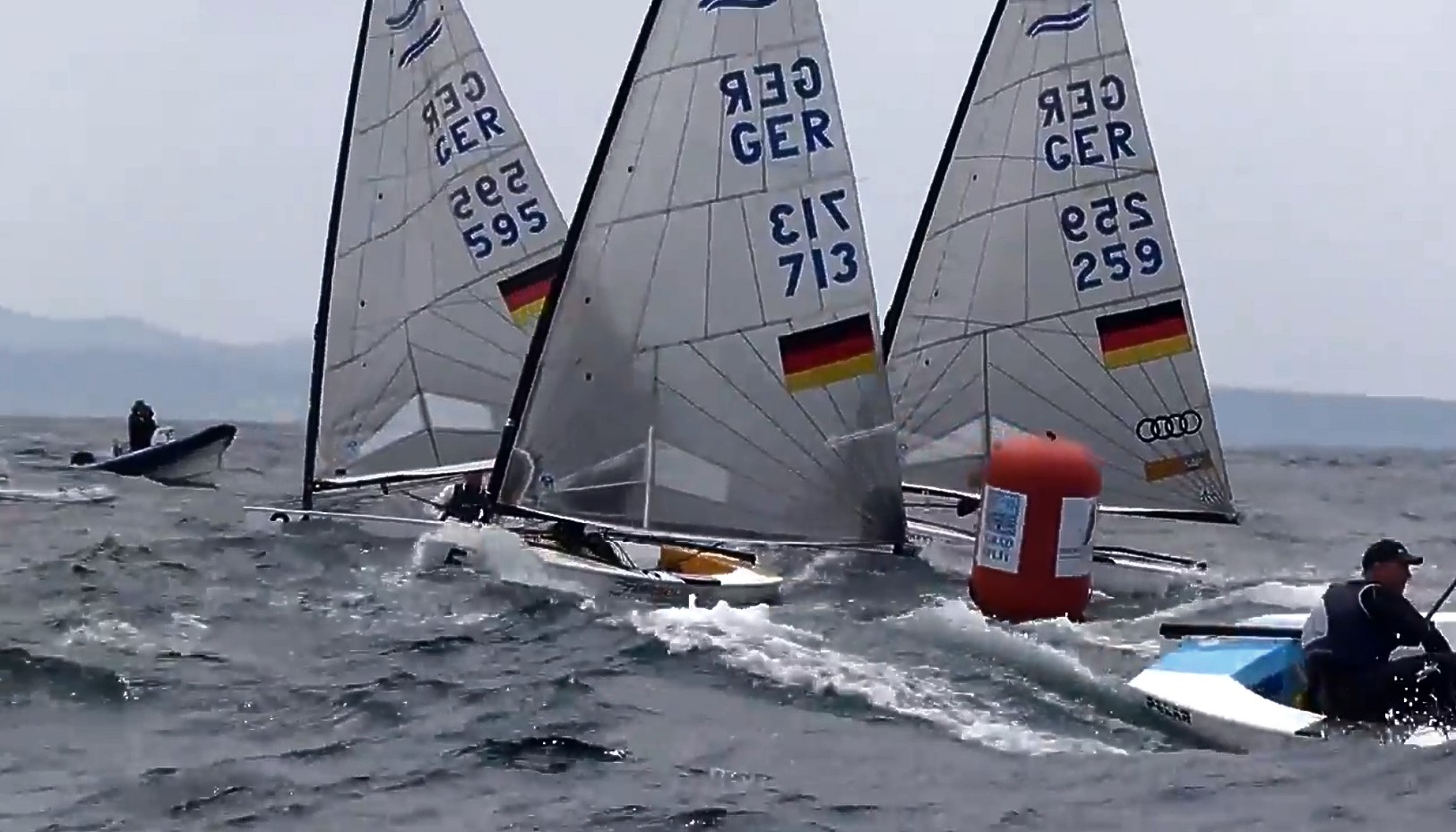 Regatta – Finn EM 2015 – Split – Tag 4 – Starkwind-Videos