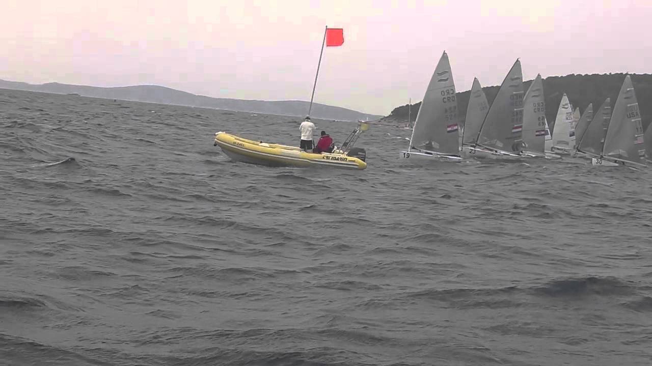 Regatta – Finn EM 2015 – RACE 5 Start – war das in Ordnung ?