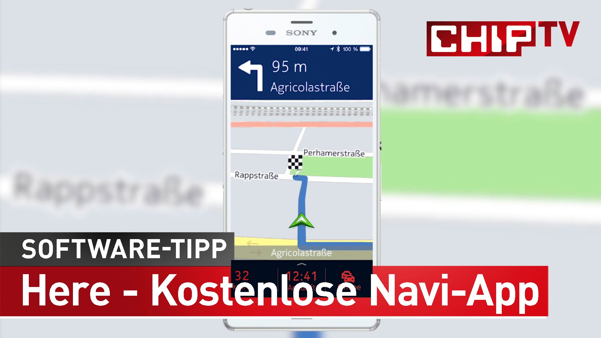 Apps fuer Segler:  Here – Navi-App