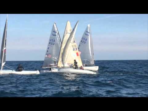 Zach Railey vs Caleb Paine – Finn Europeans – 2016 – Race 6