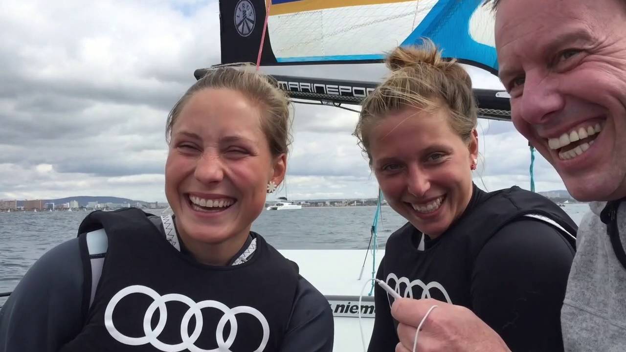 Victoria Jurczok und Anika Lorenz (49erFX) schaffen Quali für Rio 2016