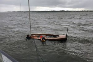 Finn-Segler auf der Schlei ge...