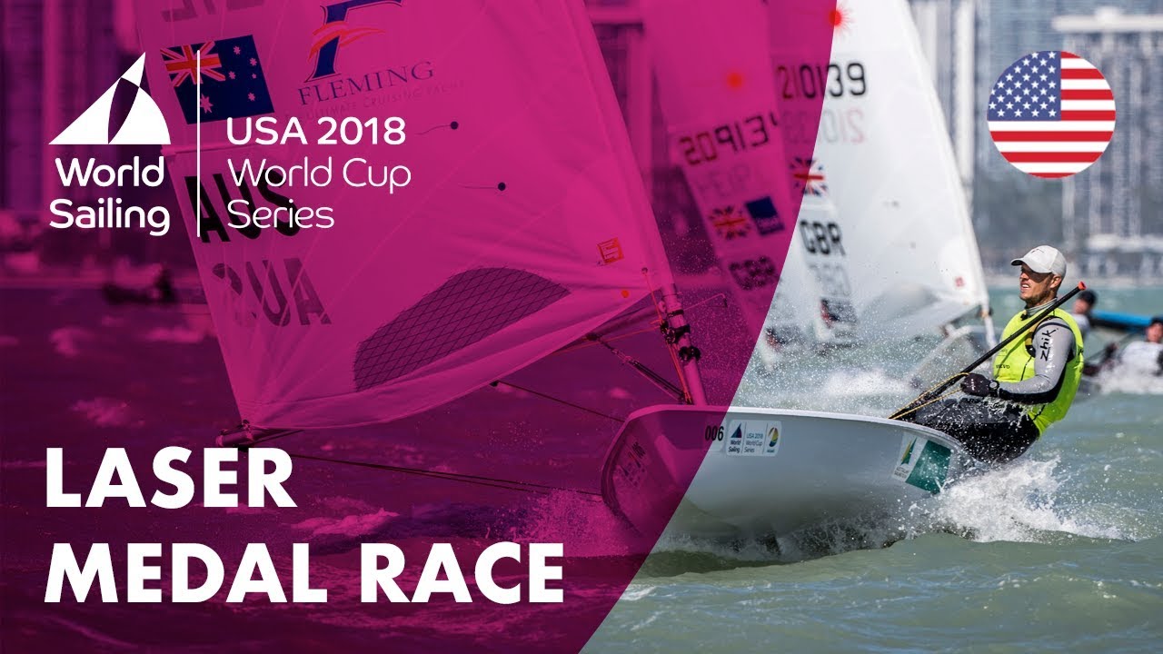 Full Laser Medal Race – Sailing’s World Cup Series | Miami, USA 2018
