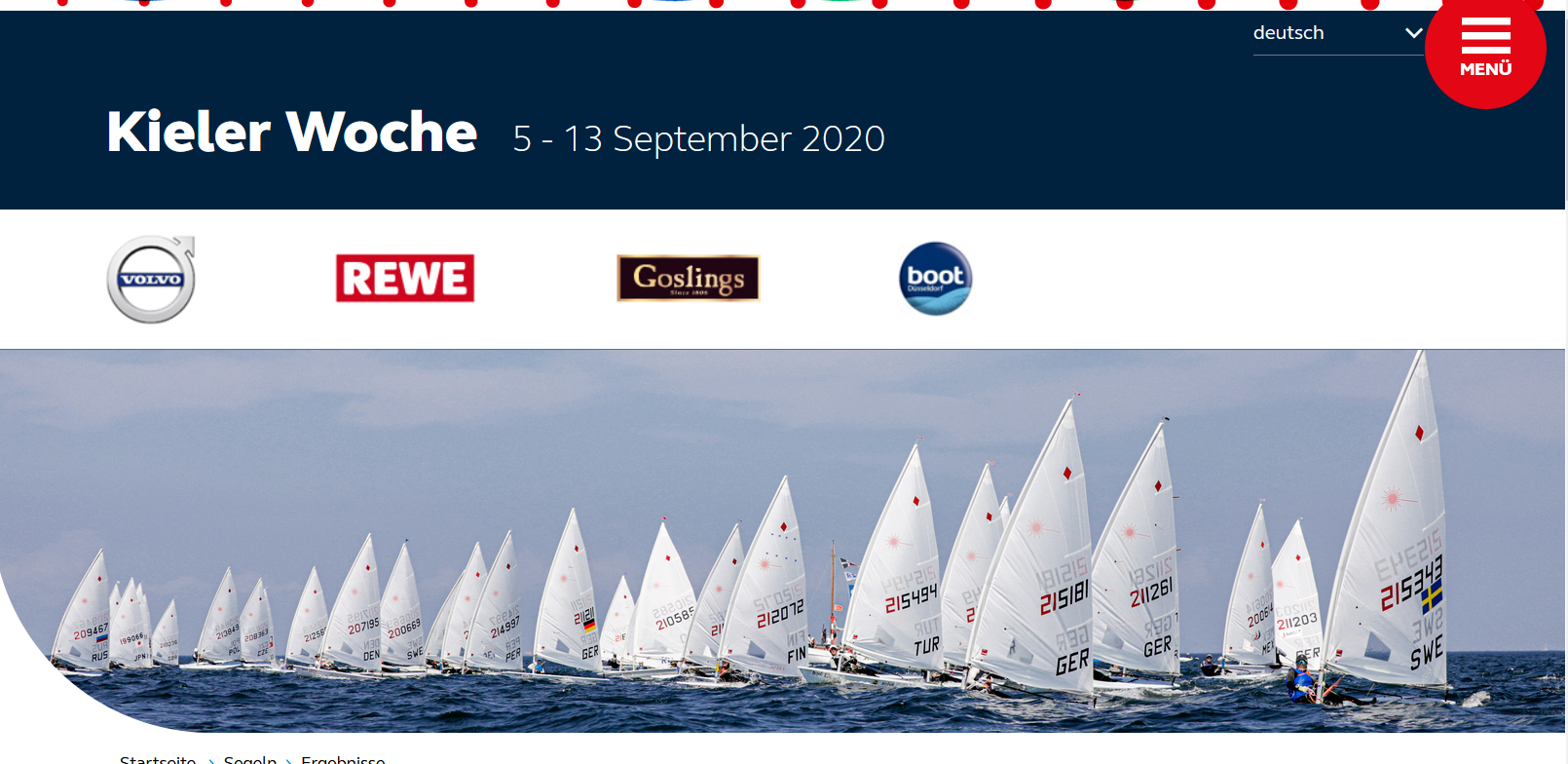 Kieler Woche 2020 – 5-13. Sept. 2020 – Results