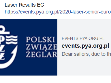 Laser EC 2020 – Results – Gdansk