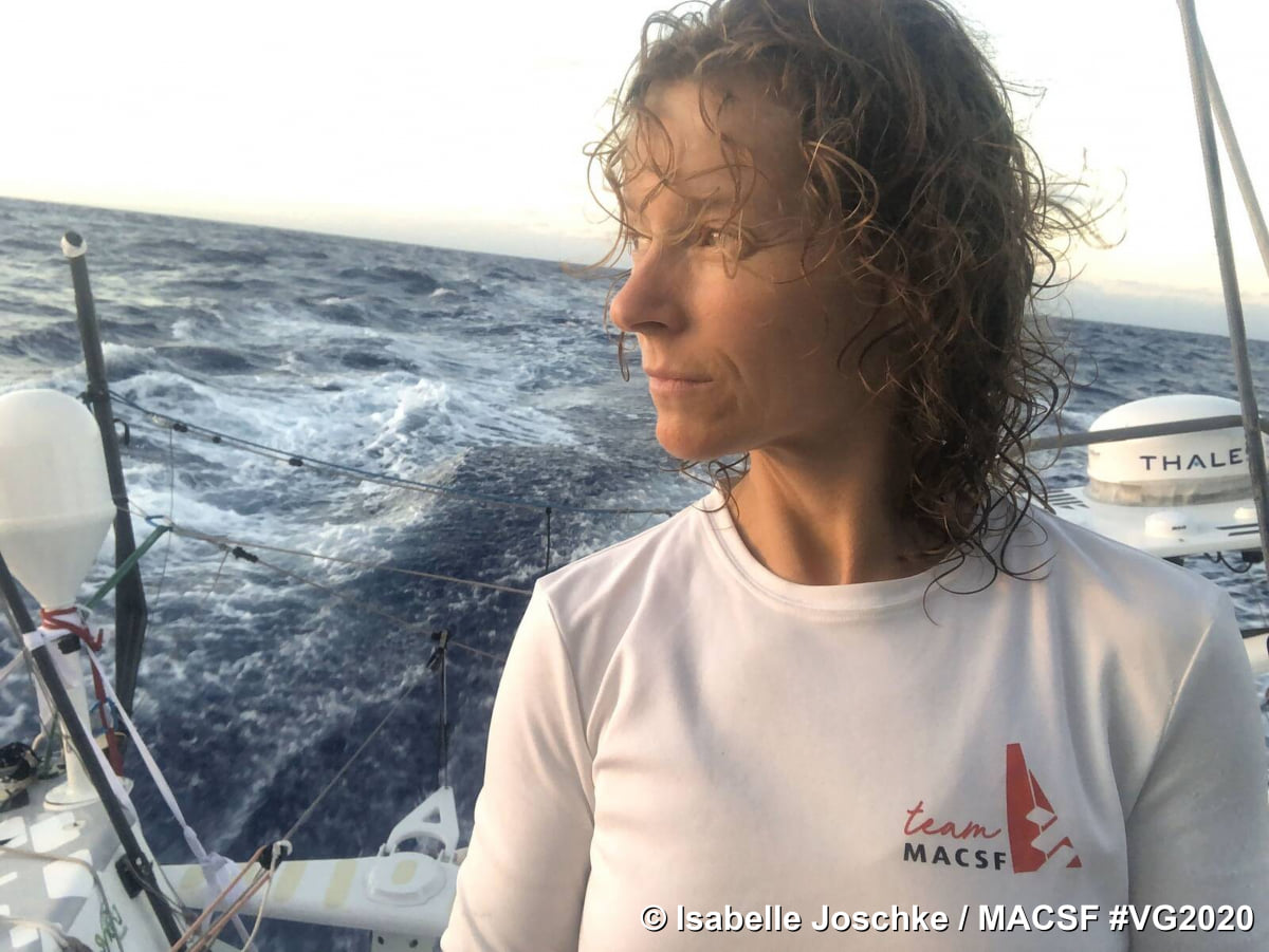 Vendee Globe 2020-12-12 – Isabelle Joschke 1,5 Knoten schneller als Boris