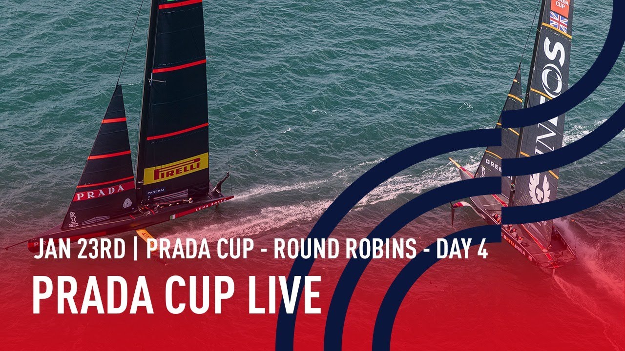 America’s Cup – Jan. 23. –  Day 4 – Live