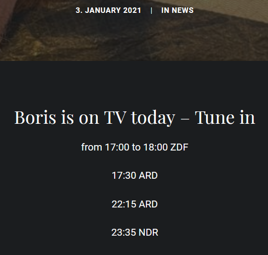 2021-01-03   Boris heute im TV