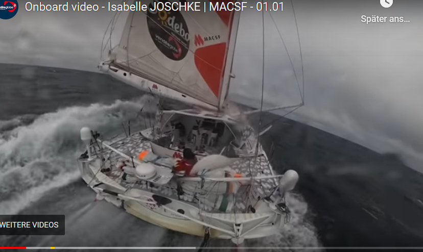 Vendee Globe 2021  Isabelle Joschke – tolles Onboard-Video