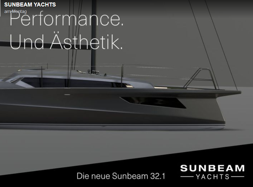 Die neue SUNBEAM 32.1  –  Frischer Wind. Neu gedacht.