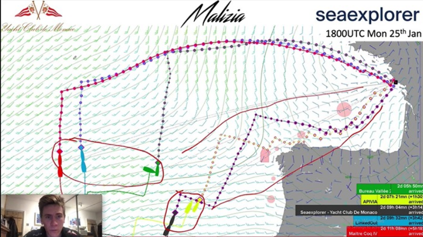 Vendee Globe 2021-01-25  – Day 78 – A final split in the fleet…