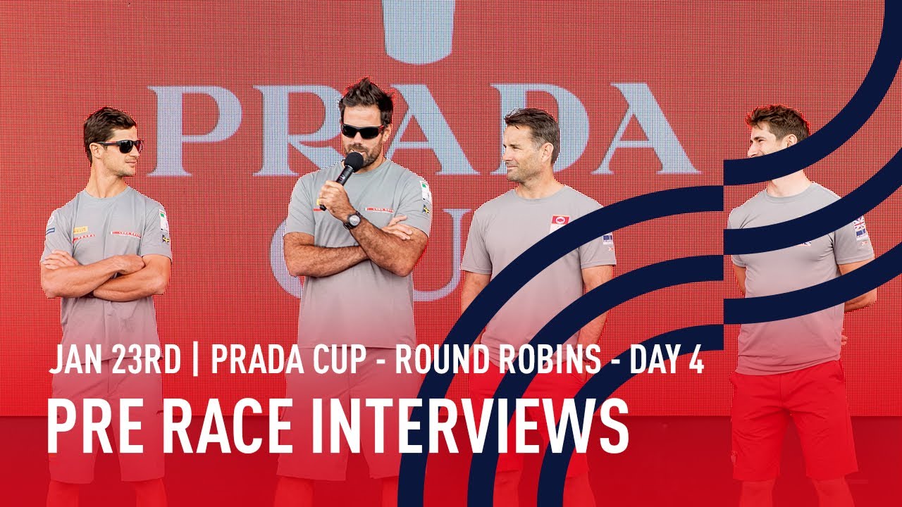 PRADA Cup Day 4 Pre Race Inte...