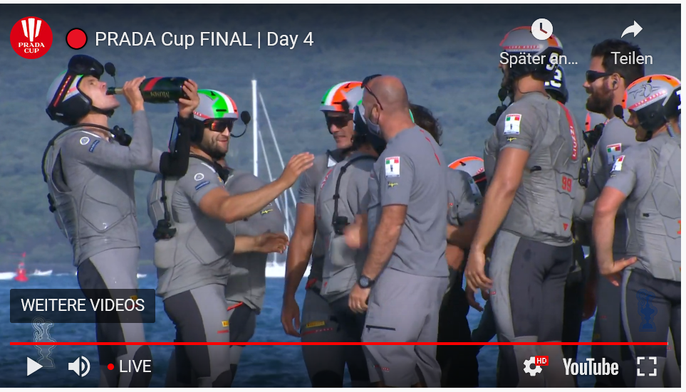 PRADA Cup FINAL | Day 4 – Sir Ben verliert beide Rennen und ist ausgeschieden !