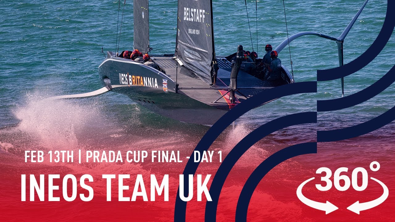 Mitsegeln mit INEOS TEAM UK –  Day 1 – Prada Cup