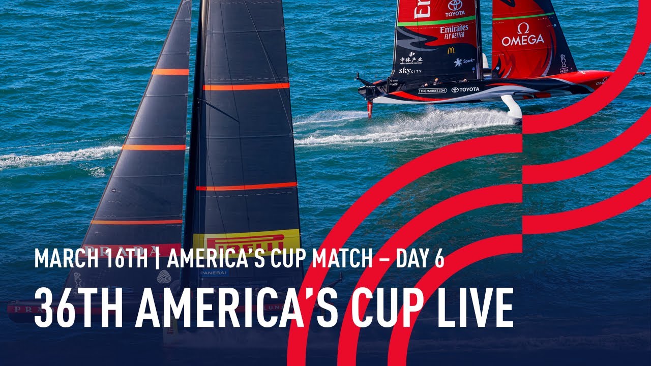 36th America’s Cup 🔴 Kiwis win Race 9 – No further racing today