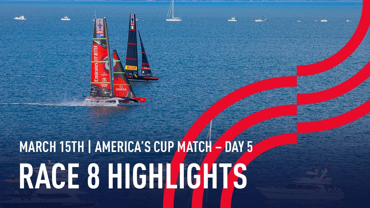 36th America’s Cup – Race 8 Highlights – Day 5 Roundup
