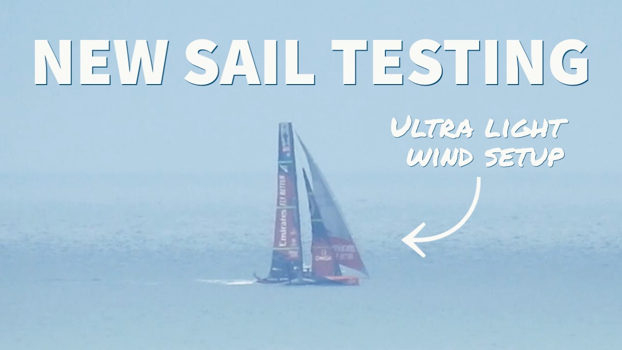 AC – Emirates Team New Zealand test light wind setup