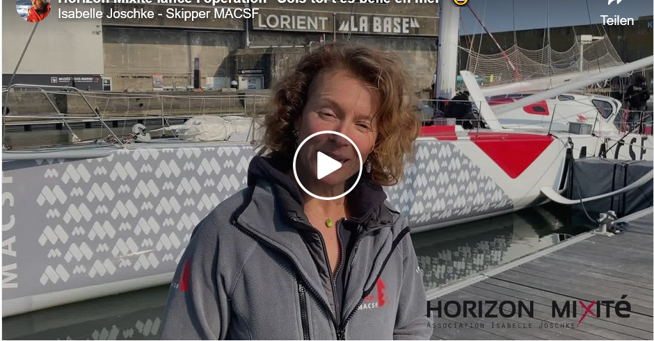 Isabelle Joschke – Skipper MACSF – Initiative zum Tag der Frau