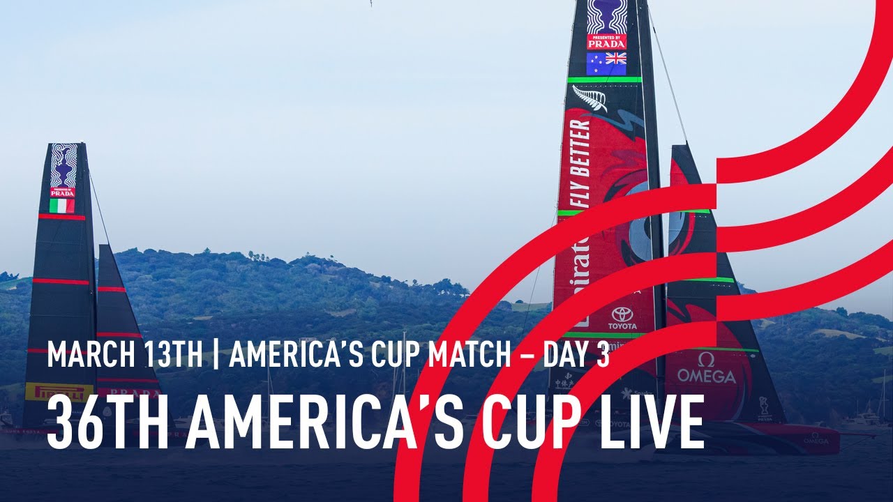 The 36th America’s Cup Presented by PRADA | 🔴 LIVE Day 3