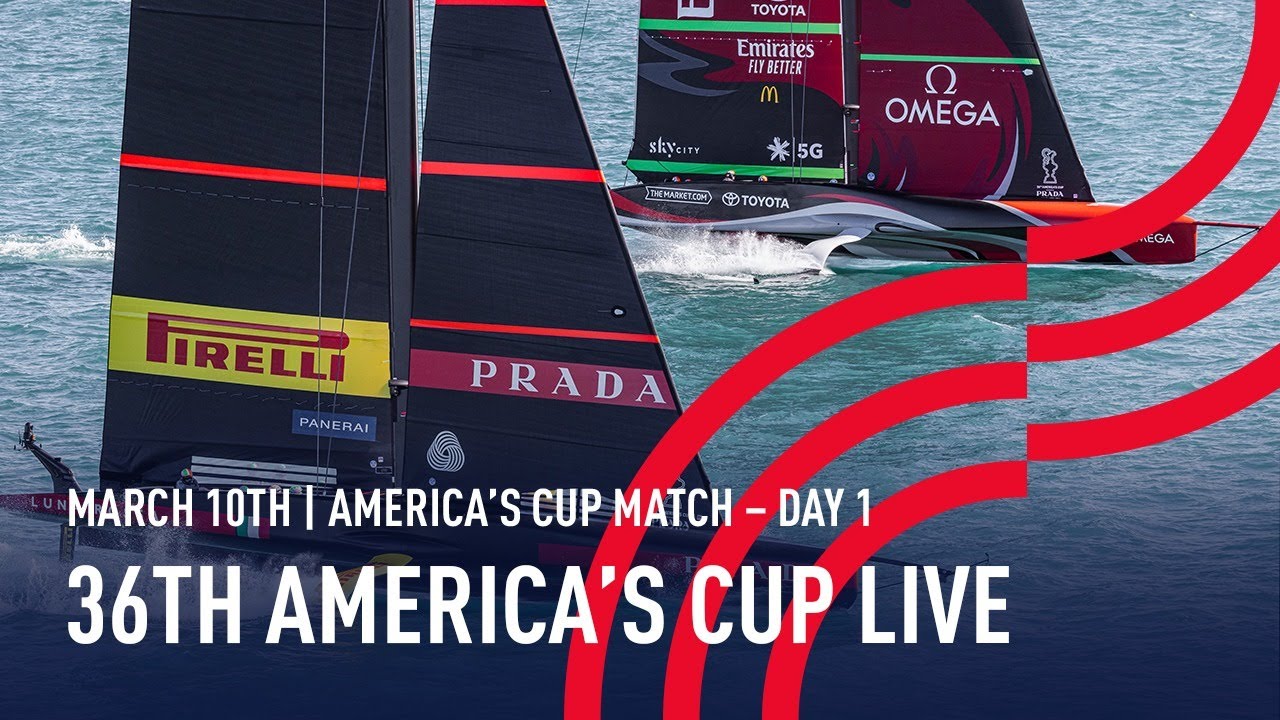 The 36th America’s Cup Presented by PRADA | 🔴 LIVE Day 1