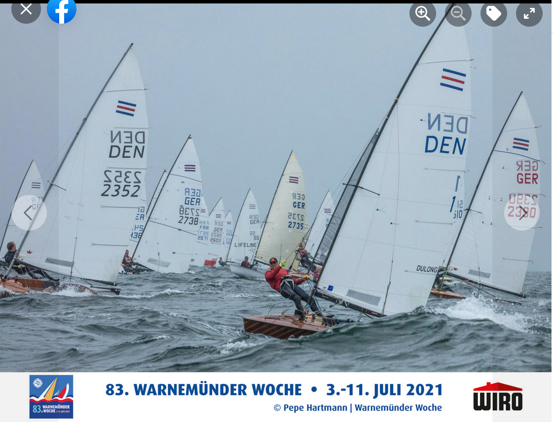 Warnemünder Woche 2021 – Finnsegler auf Abwegen Warnemünder Woche 2021 – Finnsegler auf Abwegen
