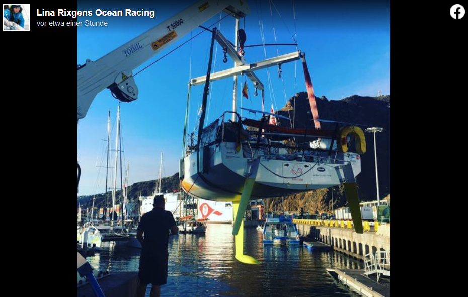 Mini Transat – no start at the 2nd leg for Lina and Whomper Mini Transat – no start at the 2nd leg for Lina and Whomper