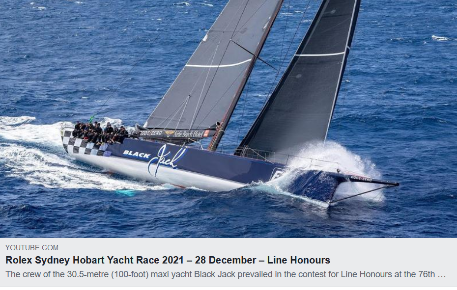 Rolex Sydney Hobart 2021