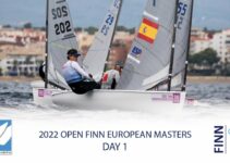 Highlights from Day 1 of the 2022 Open Finn European Masters