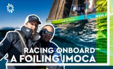Racing onboard a FOILING IMOC...