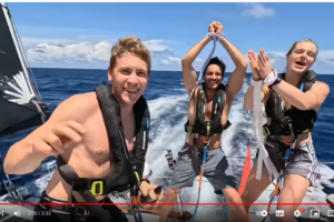 The Ocean Race 2023 – Leg 2 – Day 8 –  Malizia – Starbord-Foil damaged