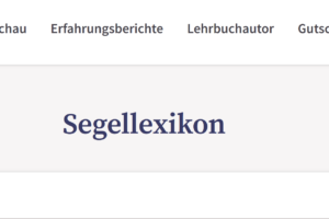 Neu – Finnsegeln mit „Bleigürtel“