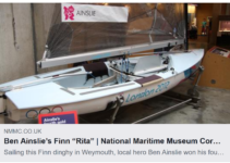 Ben Ainslie`s Finn „Rita“ – National Maritime Museum Cornwall