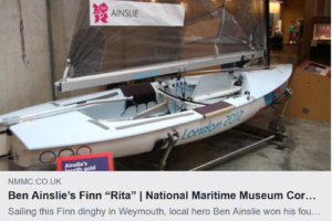Ben Ainslie`s Finn „Rita“ – National Maritime Museum Cornwall