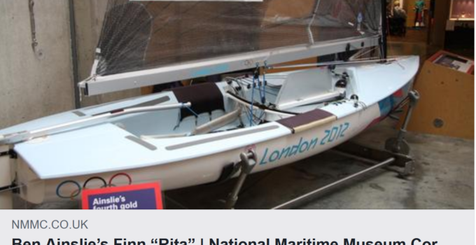 Ben Ainslie`s Finn „Rita“ – National Maritime Museum Cornwall