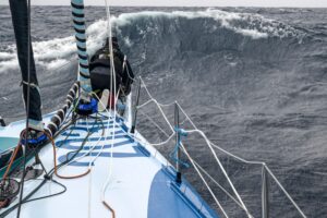 The Ocean Race 2023 – Leg 3 – Day 16 – Kopf an Kopf vor dem Scoring Gate