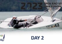 Highlights from Day 2 of the 2023 Open Finn Europeans