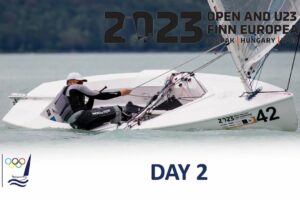 Highlights from Day 2 of the 2023 Open Finn Europeans