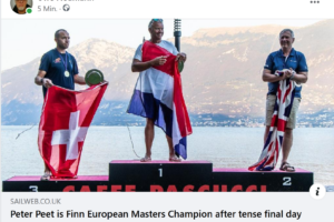 Peter Peet is Finn European Masters Champion 2023 after tense final day